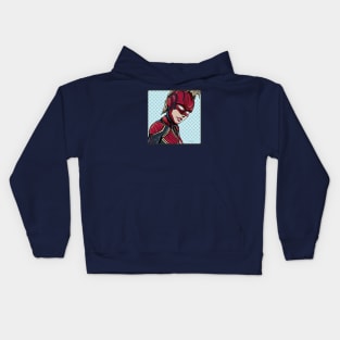 Girl With Space Mohawk Kids Hoodie